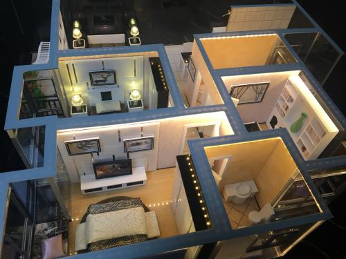 建筑模型設計戶型模型制作如何搭配色彩(圖1)
