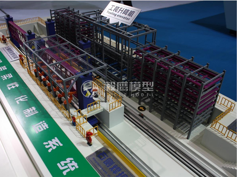涂裝自動化生產(chǎn)線模型(圖2)